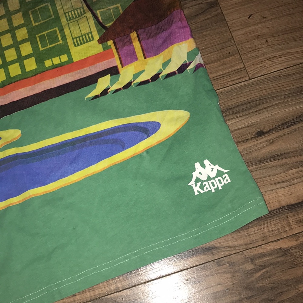 Kappa colorful tropical short sleeves tshirt size XL - Picture 8 of 14